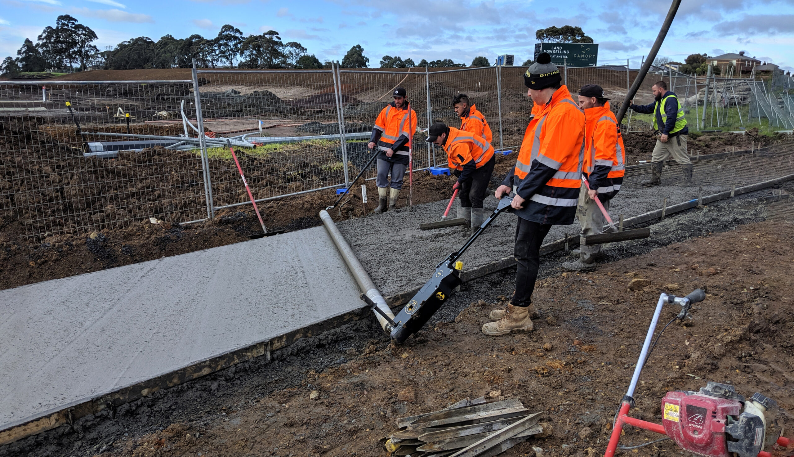 Excitement Mounts For The World’s First Battery Roller Screed