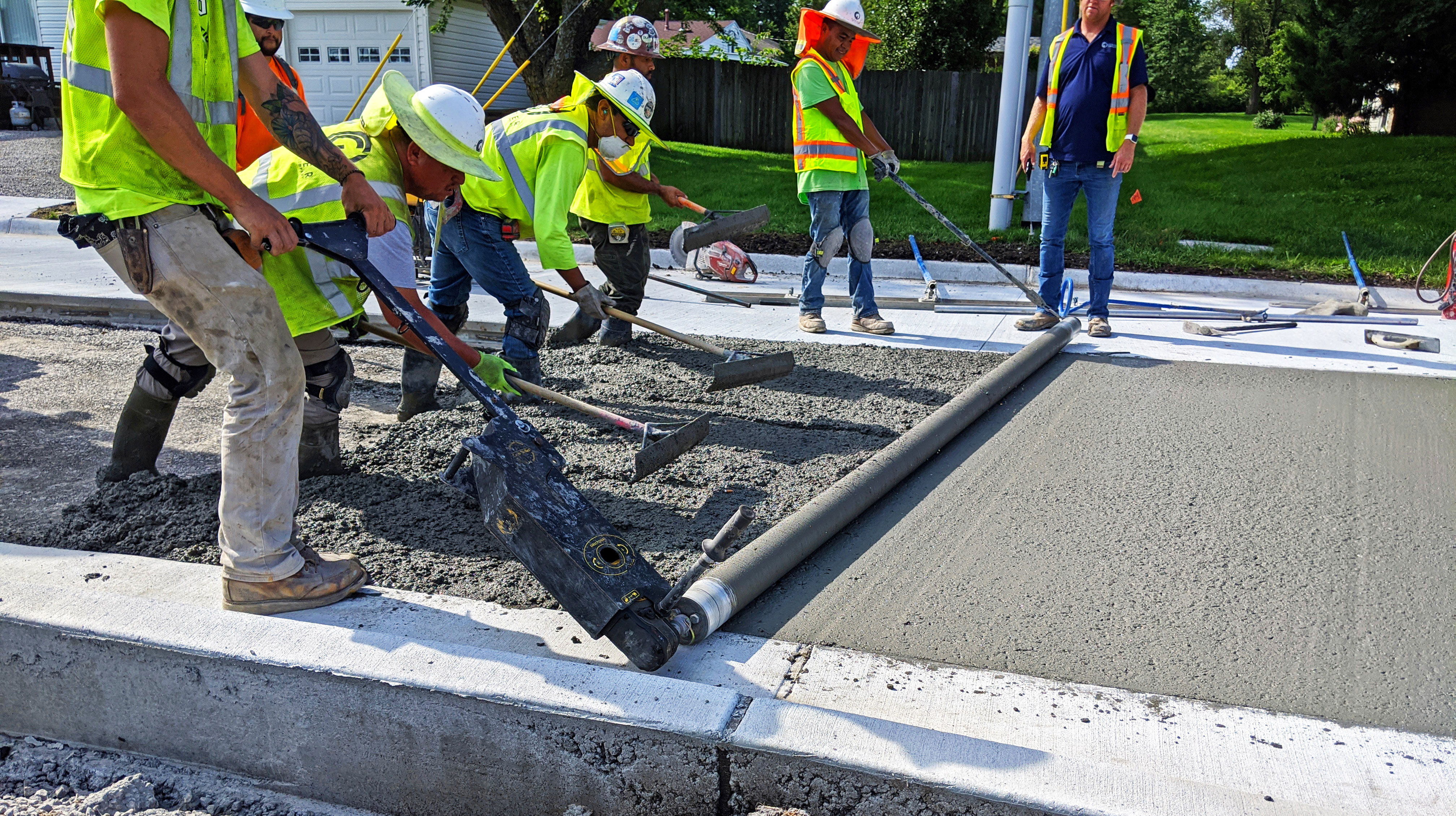 Contact Curb Roller Mfg to use Batt Screed on street repairs