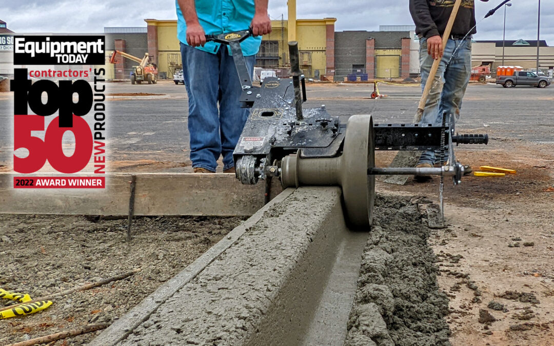 Curb Maker 2022 Concrete Curb Machine - Top 50 Award Winner