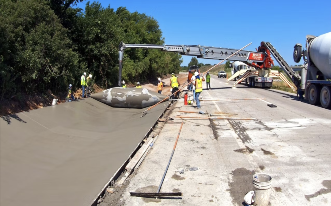 Custom MoDOt drum shaping concrete